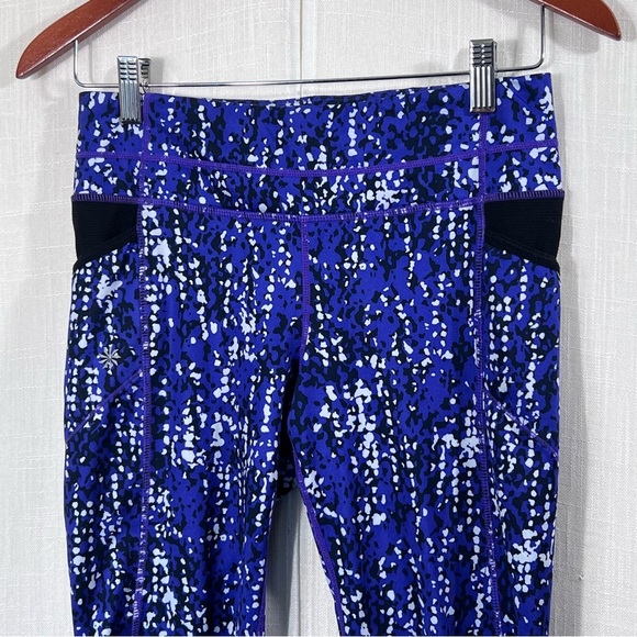 Athleta Pebble Be Free Knicker Crop Running Workout Leggings Sz S - Picture 5 of 10